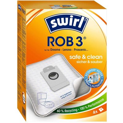 Swirl Swirl ROB 3 EcoPor Sacs d'aspirateur - Sacs d'aspirateur - Publicité Swirl Swirl ROB 3 EcoPor Sacs d'aspirateur - Sacs d'aspirateur - Publicité