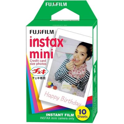Fujifilm Instax Mini - Film Couleur à Action Rapide - Instax Mini - ISO 800 - 10 Expositions - Publicité Fujifilm Instax Mini - Film Couleur à Action Rapide - Instax Mini - ISO 800 - 10 Expositions - Publicité