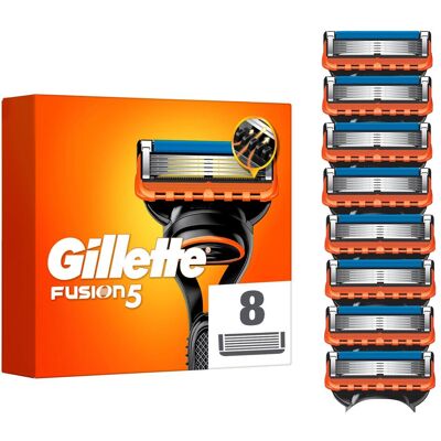 Gillette Lame de rasoir, Fusion 5 (8x) - Publicité Gillette Lame de rasoir, Fusion 5 (8x) - Publicité