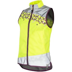 Wowow, Femmes, Veste de cyclisme, Gilet réfléchissant AMY Jacket (S), Gris, Jaune, Argent, S - Publicité Wowow, Femmes, Veste de cyclisme, Gilet réfléchissant AMY Jacket (S), Gris, Jaune, Argent, S - Publicité