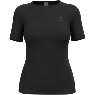 Odlo Maillot sans couture en laine mérinos noire - Sportif - Publicité Odlo Maillot sans couture en laine mérinos noire - Sportif - Publicité