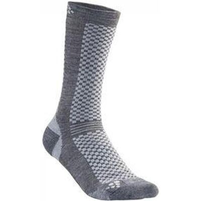 Craft, Unisexe, Chaussettes de sport, Chaussette Warm Mid 2pack (37 - 39), Gris - Publicité Craft, Unisexe, Chaussettes de sport, Chaussette Warm Mid 2pack (37 - 39), Gris - Publicité