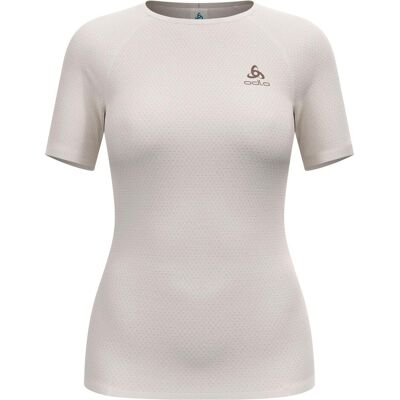 T-shirt de couche de base sans coutures Odlo Performance Wool 140 - Femme - Gris - L - Publicité T-shirt de couche de base sans coutures Odlo Performance Wool 140 - Femme - Gris - L - Publicité