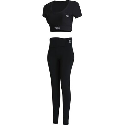 Yeaz Ensemble Unisexe de Survêtement Sportif - Noir - Vêtements de Sport - Publicité Yeaz Ensemble Unisexe de Survêtement Sportif - Noir - Vêtements de Sport - Publicité