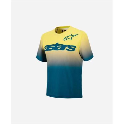 Alpinestars, Hommes, Maillot de cyclisme, Jersey A-Dura Astars Ss 2.0 Blue/Green/Yellow Fluro (M), Multicolore, Bleu, Vert, Jaune, M - Publicité Alpinestars, Hommes, Maillot de cyclisme, Jersey A-Dura Astars Ss 2.0 Blue/Green/Yellow Fluro (M), Multicolore, Bleu, Vert, Jaune, M - Publicité