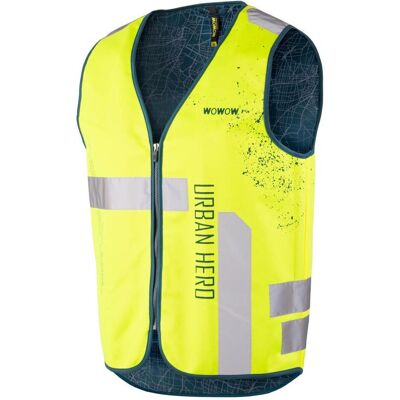 Wowow, Unisexe, Veste de cyclisme, Gilet réfléchissant Urban Hero XL (XL), Jaune, XL - Publicité Wowow, Unisexe, Veste de cyclisme, Gilet réfléchissant Urban Hero XL (XL), Jaune, XL - Publicité