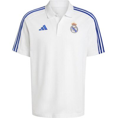 Adidas, Hommes, T-shirt de sport, Polo Real Madrid Hommes (XL), Blanc, XL - Publicité Adidas, Hommes, T-shirt de sport, Polo Real Madrid Hommes (XL), Blanc, XL - Publicité