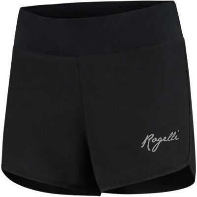 Rogelli Mea - Short de course 4" - Femme - Noir - Taille S - Publicité Rogelli Mea - Short de course 4" - Femme - Noir - Taille S - Publicité