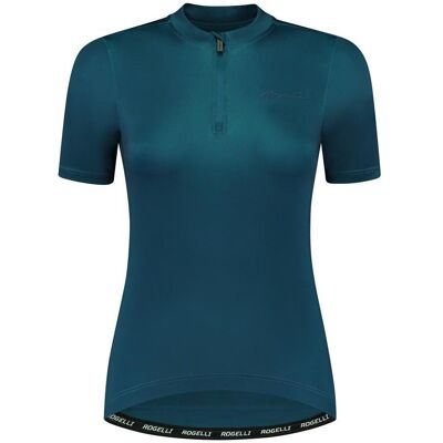 Maillot de cyclisme Rogelli Core Turquoise Foncé - Ajustement Confort - Publicité Maillot de cyclisme Rogelli Core Turquoise Foncé - Ajustement Confort - Publicité
