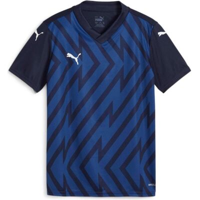 Puma T-shirt de Sport pour Garçons - teamGLORY Jersey Jr (116) - Bleu - Publicité Puma T-shirt de Sport pour Garçons - teamGLORY Jersey Jr (116) - Bleu - Publicité