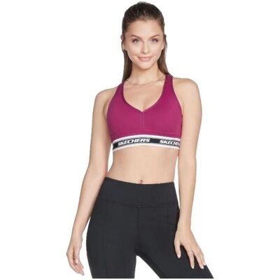 Skechers Brassière Sport Violet W3BR90 - Sports bras - Publicité Skechers Brassière Sport Violet W3BR90 - Sports bras - Publicité