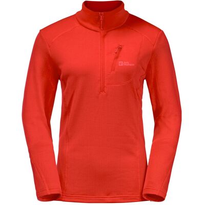 Jack Wolfskin Kolbenberg HZ Orange - Sweatshirt - Publicité Jack Wolfskin Kolbenberg HZ Orange - Sweatshirt - Publicité