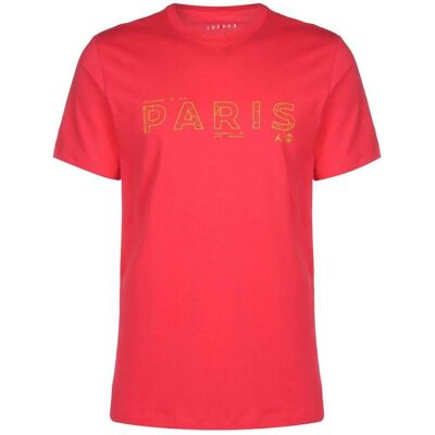 T-Shirt Nike PSG Jordan - Coton Confortable - Publicité T-Shirt Nike PSG Jordan - Coton Confortable - Publicité
