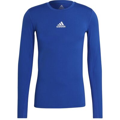 Adidas, Hommes, T-shirt fonctionnel, Techfit Long Sleeve Top Hommes (M), Bleu, M - Publicité Adidas, Hommes, T-shirt fonctionnel, Techfit Long Sleeve Top Hommes (M), Bleu, M - Publicité