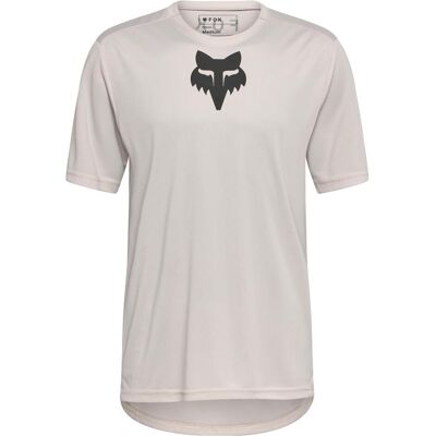 Fox, Hommes, Maillot de cyclisme, Ranger SS Jersey Head (L), Beige, Gris, L - Publicité Fox, Hommes, Maillot de cyclisme, Ranger SS Jersey Head (L), Beige, Gris, L - Publicité
