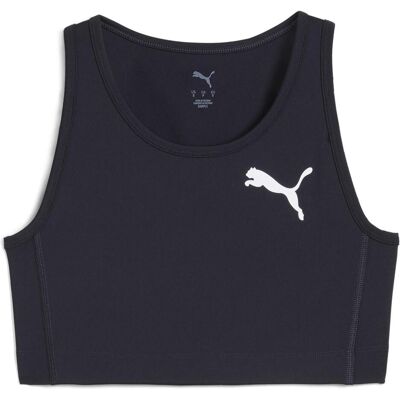 Puma - W Cross The Line Crop Top 3.0 - Bleu - XS - Top - Publicité Puma - W Cross The Line Crop Top 3.0 - Bleu - XS - Top - Publicité