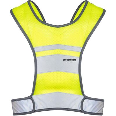 Wowow, Unisexe, Veste de cyclisme, Gilet réfléchissant Nova (L), Jaune, L - Publicité Wowow, Unisexe, Veste de cyclisme, Gilet réfléchissant Nova (L), Jaune, L - Publicité