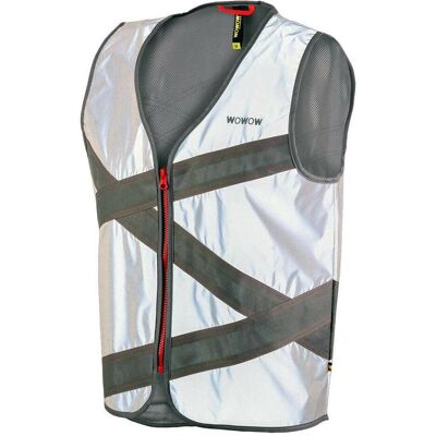 Wowow, Unisexe, Veste de cyclisme, Gilet réfléchissant Crossroad Jacket FR, XL (XL), Noir, Argent, XL - Publicité Wowow, Unisexe, Veste de cyclisme, Gilet réfléchissant Crossroad Jacket FR, XL (XL), Noir, Argent, XL - Publicité