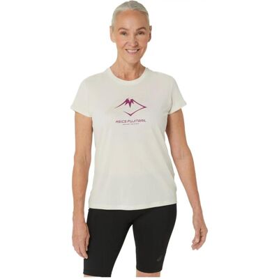Asics 2012C971200 T-shirt femme universel toute l'année - Blanc - Publicité Asics 2012C971200 T-shirt femme universel toute l'année - Blanc - Publicité