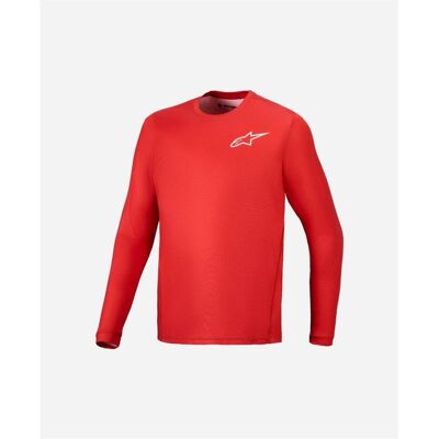 Alpinestars, Hommes, Maillot de cyclisme, Jersey A-Dura Air Ls Red (M), Rouge, M - Publicité Alpinestars, Hommes, Maillot de cyclisme, Jersey A-Dura Air Ls Red (M), Rouge, M - Publicité