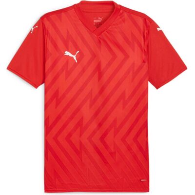 Puma Homme, T-shirt de sport, teamGLORY Jersey (S), Rouge - T-shirt de sport - Publicité Puma Homme, T-shirt de sport, teamGLORY Jersey (S), Rouge - T-shirt de sport - Publicité