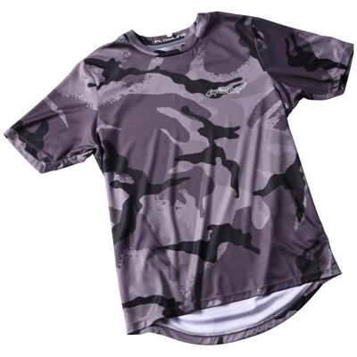 Maillot de cyclisme MTB Troy Lee Designs Flowline Carbon SS - XL - Publicité Maillot de cyclisme MTB Troy Lee Designs Flowline Carbon SS - XL - Publicité