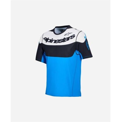 Alpinestars, Hommes, Maillot de cyclisme, Jersey A-Dura Race Ss Bright Blue (S), Bleu, S - Publicité Alpinestars, Hommes, Maillot de cyclisme, Jersey A-Dura Race Ss Bright Blue (S), Bleu, S - Publicité