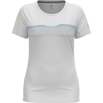 Odlo F-DRY RIDGELINE - Maillot Femme - blanc/gris argent odlo - Publicité Odlo F-DRY RIDGELINE - Maillot Femme - blanc/gris argent odlo - Publicité