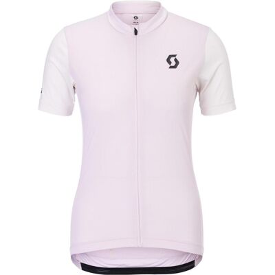 Scott Sports, Femmes, Maillot de cyclisme, Endurance S/S Damen Trikot (L), Blanc, Pink, L - Publicité Scott Sports, Femmes, Maillot de cyclisme, Endurance S/S Damen Trikot (L), Blanc, Pink, L - Publicité