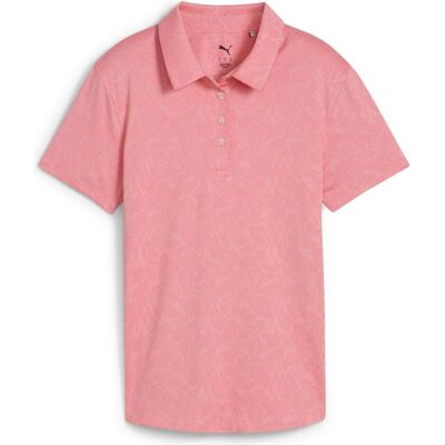 Puma MATTR Lianas Jacquard Polo pour Femmes - Peach Frost - Publicité Puma MATTR Lianas Jacquard Polo pour Femmes - Peach Frost - Publicité