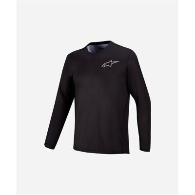 Alpinestars, Hommes, Maillot de cyclisme, Jersey A-Dura Air Ls Black (M), Noir, M - Publicité Alpinestars, Hommes, Maillot de cyclisme, Jersey A-Dura Air Ls Black (M), Noir, M - Publicité