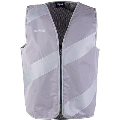 Wowow, Unisexe, Veste de cyclisme, Gilet réfléchissant Roadie FR S (S), Jaune, Gris, S - Publicité Wowow, Unisexe, Veste de cyclisme, Gilet réfléchissant Roadie FR S (S), Jaune, Gris, S - Publicité