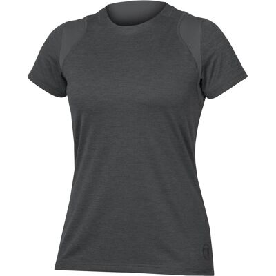 Endura SingleTrack - gris foncé - S - Femme - T-shirt - Publicité Endura SingleTrack - gris foncé - S - Femme - T-shirt - Publicité