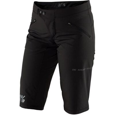 Shorts pour Femme 100% Ridecamp - Noir - S - Publicité Shorts pour Femme 100% Ridecamp - Noir - S - Publicité