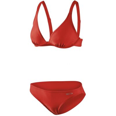 Beco, Femmes, Bikini, Beermann GmbH Bikini à armatures bonnet B standard rouge 36, Rouge, (36) - Publicité Beco, Femmes, Bikini, Beermann GmbH Bikini à armatures bonnet B standard rouge 36, Rouge, (36) - Publicité