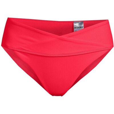 Casall, Femmes, Bikini, Bikinihose mit Wickeldesign und hoher Taille, Rouge, (36) - Publicité Casall, Femmes, Bikini, Bikinihose mit Wickeldesign und hoher Taille, Rouge, (36) - Publicité