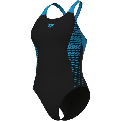 Arena, Unisexe, Maillot de bain, WOMEN "S OPENINGS SWIMSUI BLACK-TURQUOISE Taille : 40, Turquoise, Noir, Bleu, (40) - Publicité Arena, Unisexe, Maillot de bain, WOMEN "S OPENINGS SWIMSUI BLACK-TURQUOISE Taille : 40, Turquoise, Noir, Bleu, (40) - Publicité