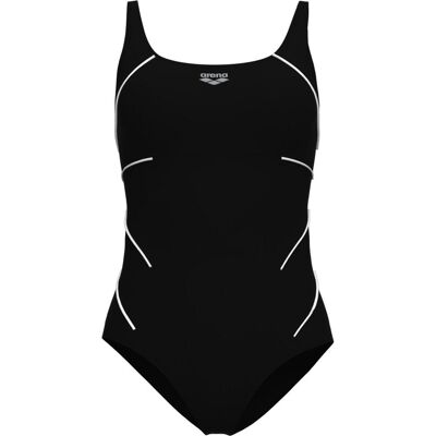 Arena, Femmes, Maillot de bain, Femme Jewel Low Cup R One Piece Swimsuit, noir-blanc, 46 UE, Blanc, Noir, Multicolore, (46) - Publicité Arena, Femmes, Maillot de bain, Femme Jewel Low Cup R One Piece Swimsuit, noir-blanc, 46 UE, Blanc, Noir, Multicolore, (46) - Publicité