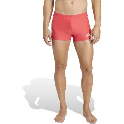 Adidas, Hommes, Short de bain, 3 Stripes Bold Boxer, Rouge, Blanc, (6, M) - Publicité Adidas, Hommes, Short de bain, 3 Stripes Bold Boxer, Rouge, Blanc, (6, M) - Publicité