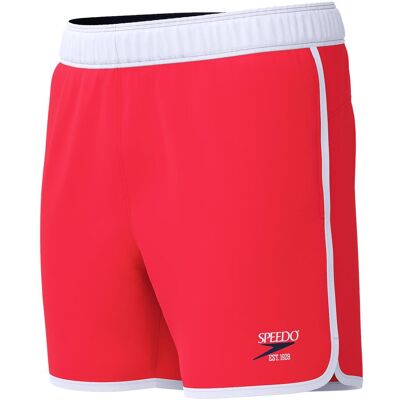 Speedo, Hommes, Short de bain, Jetstream Retro Logo Volley 16, Rouge, (S) - Publicité Speedo, Hommes, Short de bain, Jetstream Retro Logo Volley 16, Rouge, (S) - Publicité