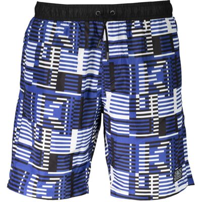Karl Lagerfeld, Hommes, Short de bain, Blu Polyester Men's Swim Trunk, Bleu, (S) - Publicité Karl Lagerfeld, Hommes, Short de bain, Blu Polyester Men's Swim Trunk, Bleu, (S) - Publicité
