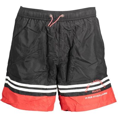 Karl Lagerfeld, Hommes, Short de bain, Black Polyester Mens Swim Boxer, Noir, (M) - Publicité Karl Lagerfeld, Hommes, Short de bain, Black Polyester Mens Swim Boxer, Noir, (M) - Publicité