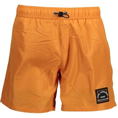 Karl Lagerfeld, Hommes, Short, Arancione Polyester Men's Swimwear Boxer, Orange - Publicité Karl Lagerfeld, Hommes, Short, Arancione Polyester Men's Swimwear Boxer, Orange - Publicité