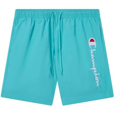 Champion, Hommes, Short de bain, Beachshort Badeshorts, Vert, (L) - Publicité Champion, Hommes, Short de bain, Beachshort Badeshorts, Vert, (L) - Publicité