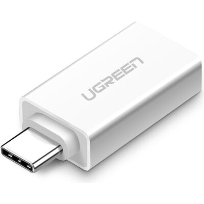Adaptateur Ugreen USB-C à USB A - Blanc - Prend en charge OTG - Publicité Adaptateur Ugreen USB-C à USB A - Blanc - Prend en charge OTG - Publicité