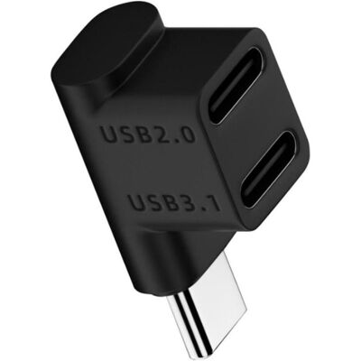 PowerGuard 2 in 1 USB C auf Dual USB C (USB-C, USB-C), Adaptateur USB, Noir - Publicité PowerGuard 2 in 1 USB C auf Dual USB C (USB-C, USB-C), Adaptateur USB, Noir - Publicité