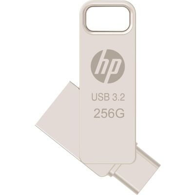 HP Lecteur flash métallique 256 Go x206c OTG Type-C (256 Go, USB-C), Clé USB, Argent - Publicité HP Lecteur flash métallique 256 Go x206c OTG Type-C (256 Go, USB-C), Clé USB, Argent - Publicité