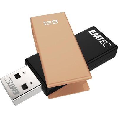 Emtec C350 Brick (128 Go, USB-A), Clé USB, Orange - Publicité Emtec C350 Brick (128 Go, USB-A), Clé USB, Orange - Publicité