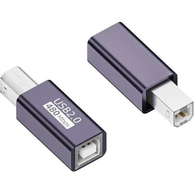 PowerGuard Adaptateur USB B 2.0 (femelle) femelle vers mini USB 2.0 (mâle), Adaptateur USB, Noir, Gris - Publicité PowerGuard Adaptateur USB B 2.0 (femelle) femelle vers mini USB 2.0 (mâle), Adaptateur USB, Noir, Gris - Publicité