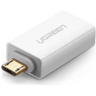 Ugreen Adaptateur MicroUSB vers USB OTG On-The-Go, Adaptateur USB, Blanc - Publicité Ugreen Adaptateur MicroUSB vers USB OTG On-The-Go, Adaptateur USB, Blanc - Publicité